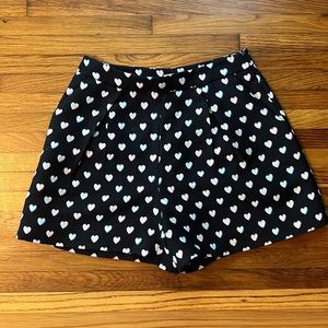 Claudie Pierlot Heart Printed Shorts